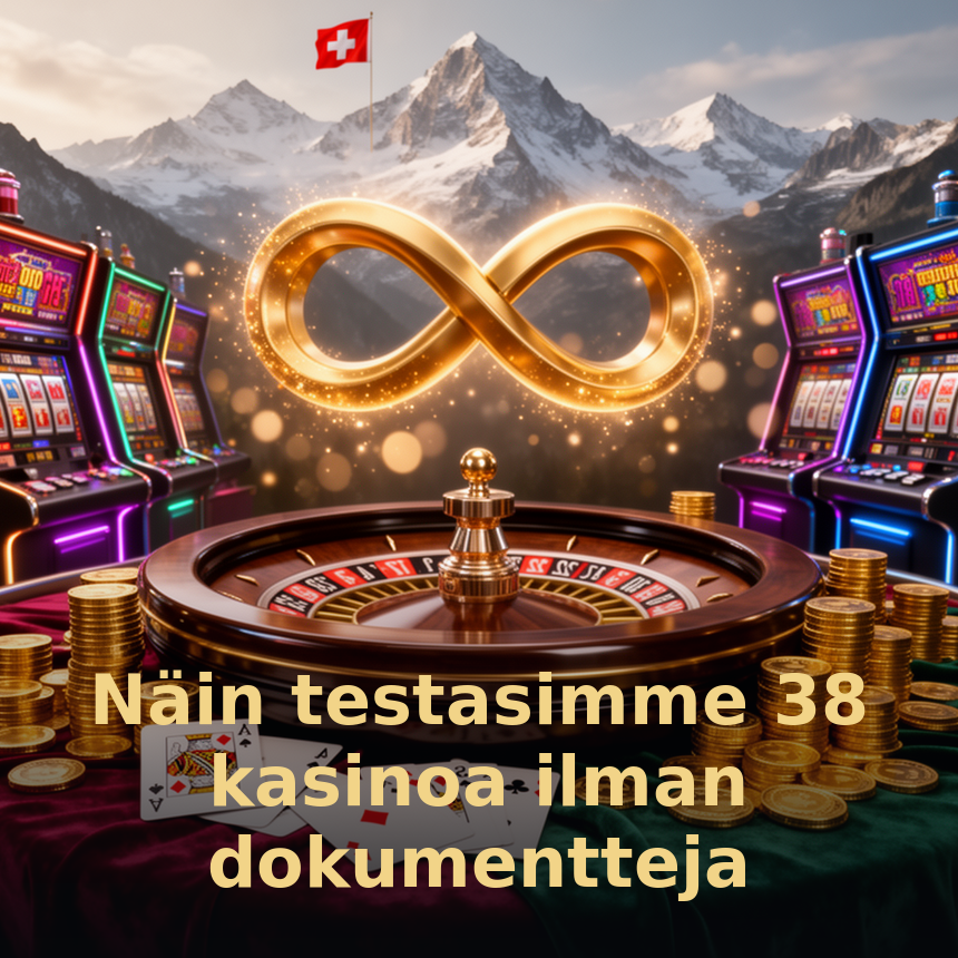 Näin testasimme 38 kasinoa ilman dokumentteja
